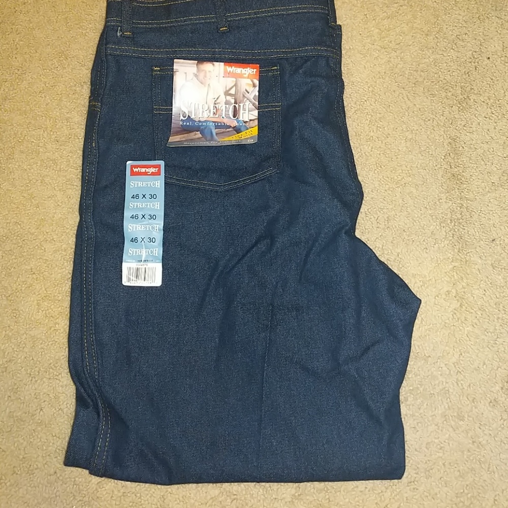 Wrangler blue jeans